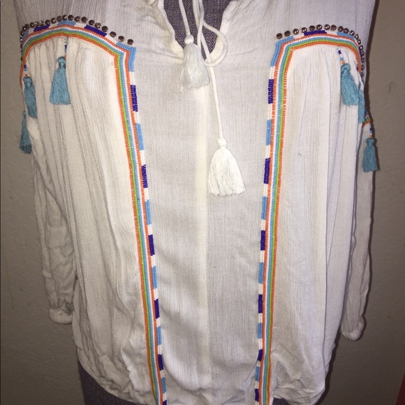 Piper by Townsen  boho top size s/m - Picture 2 of 6